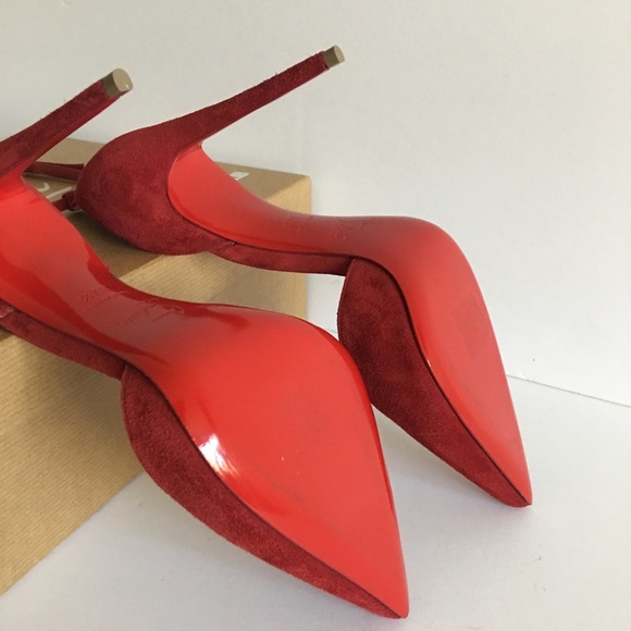 Christian Louboutin Shoes Christian Louboutin Uptown Red Suede